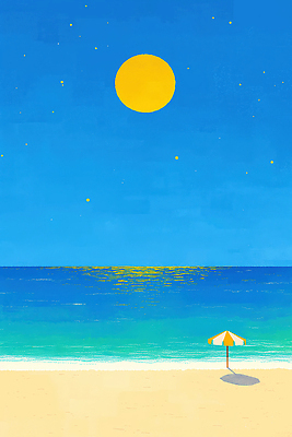 JPG 나무 모래 파도 바다 여행 일러스트 자연 하늘 바람 휴식 풍경 해변 여름 파란색 햇빛 태양 평화 수영 선탠 해먹 국내일러스트 AI일러스트 AI콘텐츠 자연요소 식물 계절 컬러 컨셉 날씨 침대 수상스포츠 생태계 파일형식