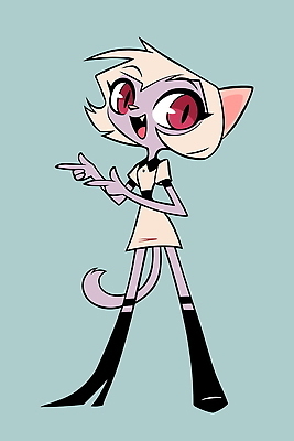 동물 캐릭터 디자인 드레스 컬러 백그라운드 일러스트 손가락 웃음 귀여움 고양이 가리킴 표현 개구쟁이 즐거움 스타일 국내일러스트 AI파일 손 옷 감정 컨셉 포유류 표정 손짓 반려동물 파일형식 벡터