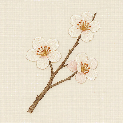 JPG 편집이미지 디자인 꽃 예술 자연 가지 따뜻함 장식 인테리어 흰색 소재 자수 수공예 뷰티풀 핸드메이드 편집실사 AI포토 AI콘텐츠 식물 컬러 채소 공예 CG 생태계 파일형식