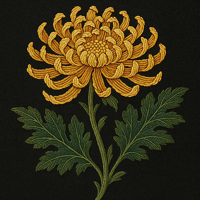 JPG 편집이미지 디자인 꽃잎 꽃 예술 백그라운드 잎 자연 국화 취미 금색 자수 수공예 뷰티풀 디테일 편집실사 AI포토 AI콘텐츠 식물 컬러 공예 CG 생태계 파일형식