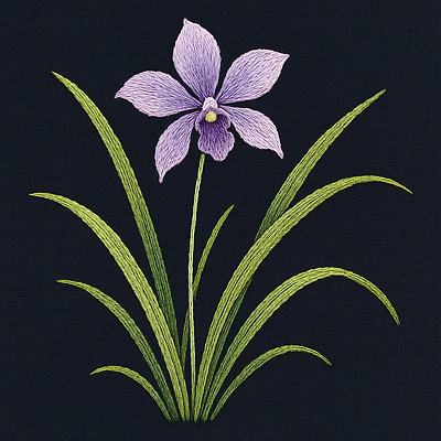 JPG 식물 편집이미지 전통 디자인 꽃 예술 백그라운드 자연 잔디 보라색 작품 자수 수공예 편집실사 AI포토 AI콘텐츠 컬러 미술 공예 CG 생태계 파일형식