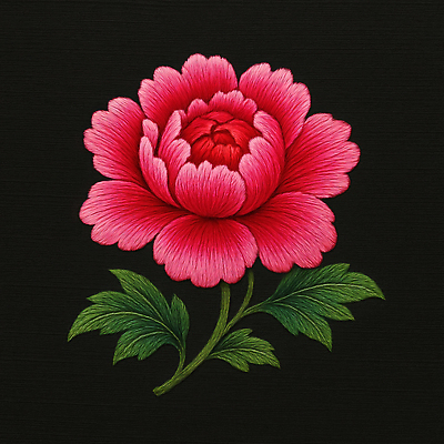 JPG 식물 편집이미지 디자인 꽃 예술 분홍색 자연 검은배경 장식 고급 자수 수공예 브로치 아티스트 편집실사 AI포토 AI콘텐츠 직업 컬러 백그라운드 컨셉 장신구 검은색 공예 CG 생태계 파일형식