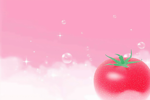 JPG 음식 분홍색 컬러 백그라운드 토마토 과일 일러스트 재료 자연 건강 요리 장식 여름 빛 반짝임 물방울 신선 맛 화사함 국내일러스트 AI일러스트 AI콘텐츠 계절 컨셉 채소 모션 생태계 파일형식