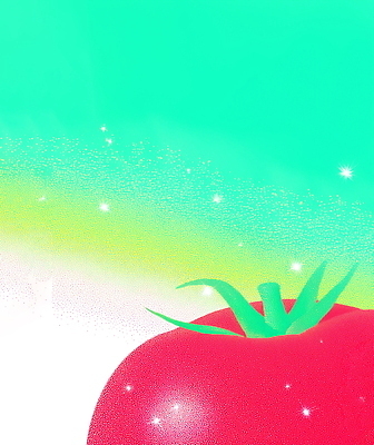 JPG 식물 디자인 음식 컬러 백그라운드 토마토 채소 과일 일러스트 자연 건강 풍경 여름 농작물 신선 화사함 색감 생동감 국내일러스트 AI일러스트 AI콘텐츠 계절 컨셉 농업 생태계 파일형식