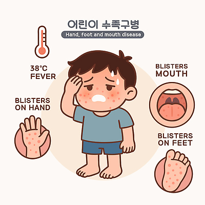 어린이 일러스트 건강 고통 의사 뜨거움 그룹 위생 질병 간호 예방 감염 전염 두드러기 발열 증상 수족구병 국내일러스트 AI파일 감정 의학 사람 의료진 알레르기 파일형식 벡터