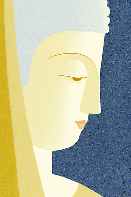 JPG 디자인 시선 감정 예술 선 컬러 일러스트 옆모습 평화 표현 불상 모던 부드러움 감동 뷰티풀 영감 특징 스타일 차분 국내일러스트 AI일러스트 AI콘텐츠 뷰포인트 컨셉 불교 감각 파일형식