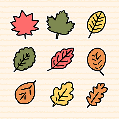 모양 PSD 식물 디자인 계절 컬러 단풍 잎 일러스트 자연 생명 나뭇잎 빨간색 초록색 노란색 주황색 가을 배열 오브젝트 뷰티풀 색채 국내일러스트 생태계 파일형식