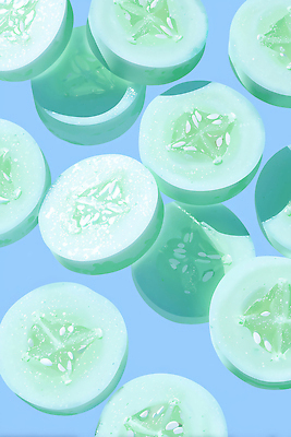 JPG 음식 조각 백그라운드 다이어트 채소 일러스트 재료 자연 오이 건강 요리 여름 파란색 식사 샐러드 신선 수분 슬라이스 상큼 국내일러스트 AI일러스트 AI콘텐츠 영양군 계절 컬러 경상북도 생태계 파일형식