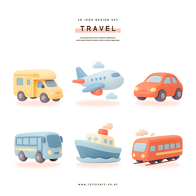 모양 PSD 아이콘 디자인 교통수단 컬러 여행 자동차 버스 비행기 그래픽 3D아이콘 3D 귀여움 기차 즐거움 선박 감정 육상교통 교통 컨셉 수상교통 항공교통 대중교통 디지털합성 파일형식