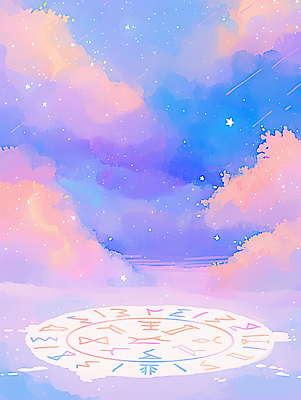 JPG 구름 캐릭터 문양 별 예술 컬러 일러스트 자연 하늘 날씨 풍경 빛 별자리 공간 꿈 분위기 신비 마법 뷰티풀 환상 국내일러스트 AI일러스트 AI콘텐츠 자연요소 컨셉 생태계 파일형식