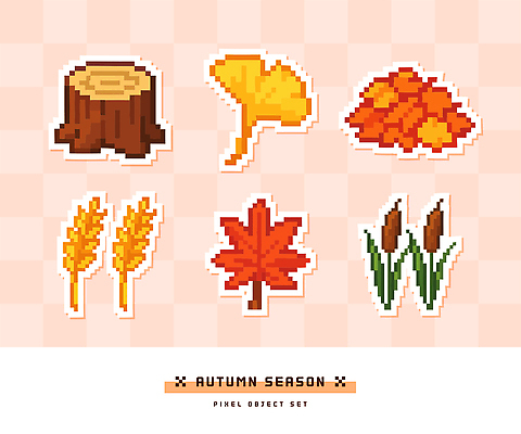 나무 디자인 계절 예술 단풍 잎 일러스트 자연 곡류 그래픽 세트 가을 배열 나무밑둥 뷰티풀 색감 디지털아트 국내일러스트 AI파일 식물 생태계 파일형식 벡터