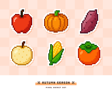 모양 디자인 음식 컬러 농업 채소 과일 일러스트 호박 감 옥수수 그래픽 세트 가을 사과 그림 고구마 선박 디지털아트 국내일러스트 AI파일 계절 산업 수상교통 곡류 뿌리채소 파일형식 벡터