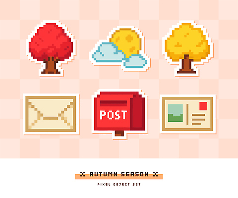 나무 구름 디자인 계절 컬러 백그라운드 일러스트 그래픽 햇빛 우체통 가을 편지 그림 소포 디지털아트 국내일러스트 AI파일 자연요소 식물 태양 배송 파일형식 벡터