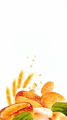 JPG 예술 빵 컬러 농업 일러스트 자연 생명 따뜻함 건강 풍경 농작물 식사 신선 맛 밀 향기 이삭 조화 뷰티풀 국내일러스트 AI일러스트 AI콘텐츠 산업 음식 컨셉 곡류 생태계 냄새 파일형식