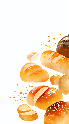 JPG 음식 빵 일러스트 재료 아침 디저트 주택 요리 파티 제과 식사 카페 신선 오븐 맛 굽기 향기 부드러움 색감 바삭바삭 국내일러스트 AI일러스트 AI콘텐츠 주간 컨셉 이벤트 건물 제과제빵 상점 가전제품 감각 구이 냄새 파일형식