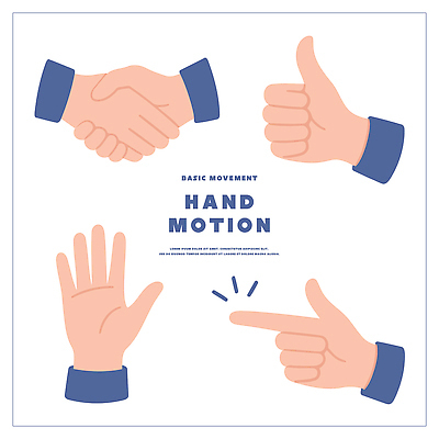일러스트 손짓 그래픽 학습 소통 교육자료 의사소통 이해 국내일러스트 AI파일 교육 컨셉 모션 자료 파일형식 벡터