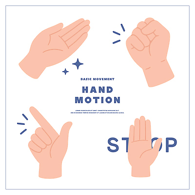 교육 일러스트 모션 손바닥 사람 손짓 학습 주먹 가리킴 표현 중지손가락 신호 손모양 의사소통 국내일러스트 AI파일 모양 손 손가락 파일형식 벡터 손_신체부위