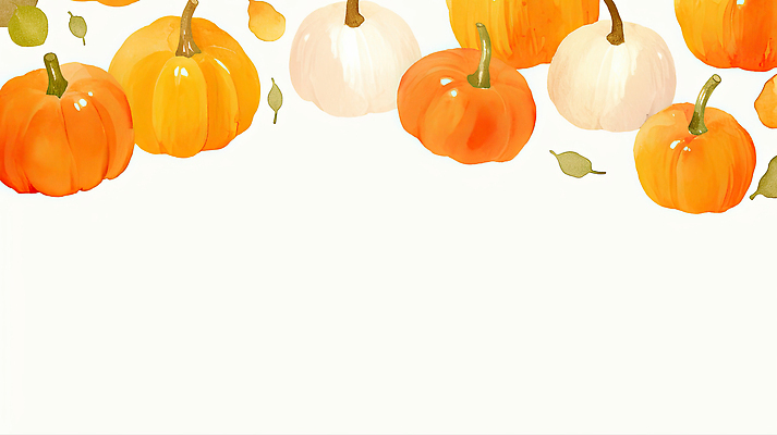 JPG 식물 디자인 계절 컬러 일러스트 자연 호박 미술 장식 농작물 노란색 주황색 고요 수확 가을 흰색 그림 뷰티풀 창의성 국내일러스트 AI일러스트 AI콘텐츠 농업 채소 문화예술 생태계 파일형식