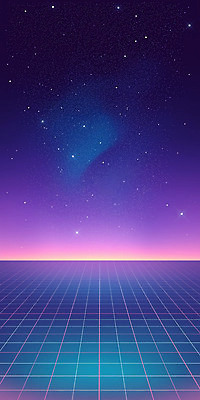 JPG 별 컬러 일러스트 밤하늘 하늘 풍경 파란색 빛 반짝임 우주 보라색 꿈 신비 격자 그라데이션 조화 뷰티풀 수평선 차분 국내일러스트 AI일러스트 AI콘텐츠 자연요소 컨셉 무늬 모션 야간 파일형식