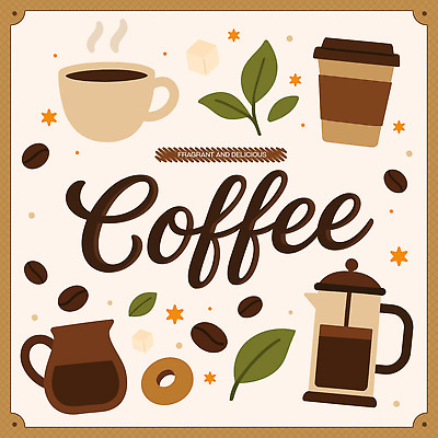 디자인 문화 커피 음료 잎 일러스트 따뜻함 컵 카페 다양 원두 마시기 맛 그림 향기 다과 자판기 조합 카페인 국내일러스트 AI파일 식물 식기 다수 컨셉 모션 디저트 상점 냄새 파일형식 벡터