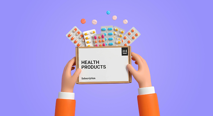 PSD 편집이미지 손 컬러 백그라운드 건강 사람 상자 알약 약 상품 서비스 구독 구성 테마 흥미 편집3D 컨셉 의학 신체부위 3D 파일형식