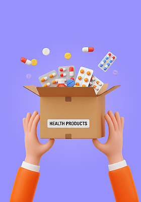 PSD 편집이미지 손 컬러 백그라운드 건강 치료 상자 약 건강관리 다양 상품 복용 보건 편집3D 다수 의학 관리 신체부위 3D 파일형식