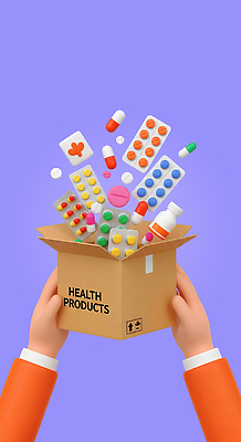 PSD 편집이미지 손 컬러 의학 건강 상자 알약 약 건강관리 소비 구매 상품 약국 편집3D 관리 신체부위 쇼핑 3D 파일형식