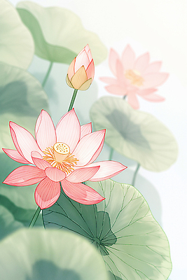 JPG 식물 그릇 꽃잎 꽃 분홍색 일러스트 자연 연꽃 풍경 여름 정원 고요 성장 흰색 신선 시세 연습 연잎 조화 뷰티풀 국내일러스트 AI일러스트 AI콘텐츠 식기 계절 컬러 잎 금융 생태계 파일형식