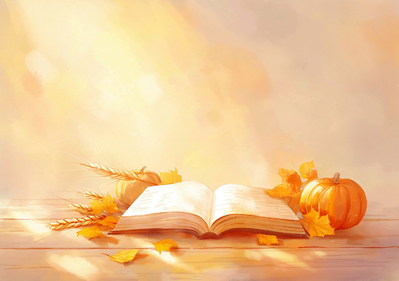 JPG 식물 백그라운드 잎 일러스트 자연 탁자 호박 풍경 독서 축제 수확 가을 오브젝트 문학 창의성 국내일러스트 AI일러스트 AI콘텐츠 계절 가구 농업 채소 생태계 파일형식