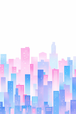 JPG 주간 디자인 컬러 일러스트 자연 하늘 거리 풍경 건물 생활 도시 그림 장면 파스텔 조화 스카이라인 뷰티풀 경관 국내일러스트 AI일러스트 AI콘텐츠 자연요소 건축물 학용품 생태계 파일형식