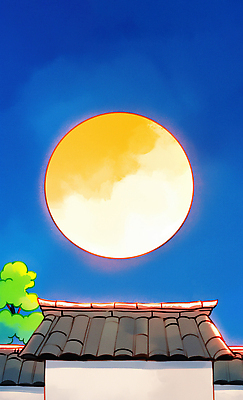 JPG 나무 구름 전통 건축물 여행 일러스트 자연 밤하늘 하늘 지붕 조명 한옥 한국 풍경 햇빛 고요 문화재 달 편안함 달빛 여름밤 국내일러스트 AI일러스트 AI콘텐츠 자연요소 식물 한국전통 건축 아시아 고건축 여름 태양 감각 야간 생태계 파일형식