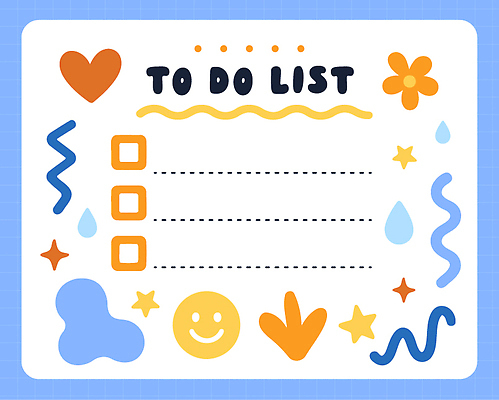 디자인 일러스트 그래픽 컬러풀 공책 기록 사무 계획 집중 즐거움 정리 기하학 멀티미디어 국내일러스트 AI파일 감정 컬러 컨셉 무늬 문구용품 업무 파일형식 벡터