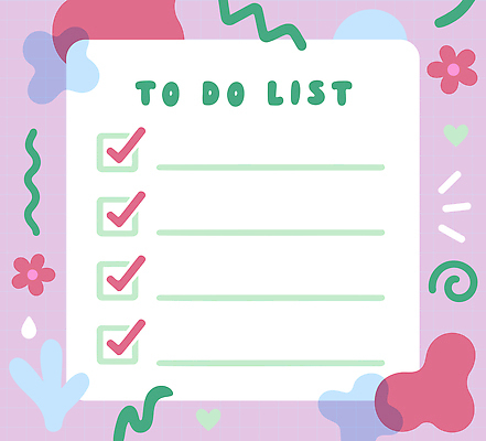 디자인 컬러 백그라운드 패턴 일러스트 아이디어 관리 그래픽 공책 작업 목표 계획 정리 꾸미기 색감 체크리스트 국내일러스트 AI파일 컨셉 무늬 문구용품 파일형식 벡터