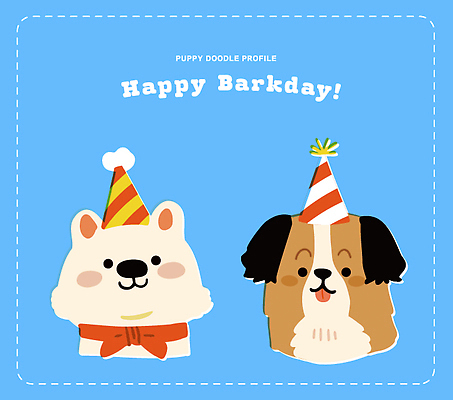 모자 디자인 기념일 행복 컬러 일러스트 사랑 웃음 파란색 친구 반려동물 파티 귀여움 축제 축하 생일 강아지 만화 성격 순간 국내일러스트 AI파일 동물 잡화 감정 컨셉 관계 표정 이벤트 개 파일형식 벡터