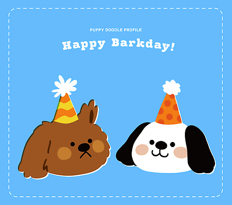 동물 캐릭터 모자 디자인 기념일 행복 반려견 일러스트 파란색 친구 파티 귀여움 축제 축하 생일 강아지 즐거움 초대 국내일러스트 AI파일 잡화 감정 컬러 컨셉 관계 이벤트 반려동물 개 파일형식 벡터