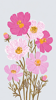 JPG 식물 디자인 꽃 예술 분홍색 컬러 꽃다발 잎 패턴 일러스트 자연 생명 여름 평화 정원 성장 흰색 감각 코스모스 뷰티풀 국내일러스트 AI일러스트 AI콘텐츠 계절 컨셉 무늬 생태계 파일형식