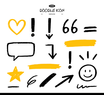 도형 기호 손글씨 디자인 감정 예술 컬러 일러스트 도안 대화 노란색 유행 검은색 표현 심볼 모던 창의성 국내일러스트 AI파일 문자 말하기 파일형식 벡터