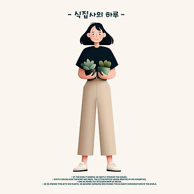 PSD 식물 손 여자 행복 화분 일러스트 자연 아침 조명 실내 취미 일상 평화 환경 공간 편안함 조화 기르기 국내일러스트 주간 감정 컨셉 사람 내부 라이프 신체부위 감각 생태계 돌봄 파일형식