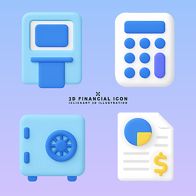 PSD 편집이미지 디자인 관리 그래픽 금융 계산기 정보 금고 회계 자산관리 세금 재정 파스텔톤 편집3D 컬러 문구용품 경제 3D 장비 파일형식