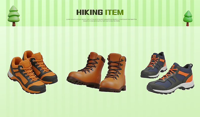 PSD 아이콘 디자인 패션 스포츠 컬러 신발 부츠 아웃도어 3D아이콘 등산 편안함 등산용품 산행 아이템 러닝화 트래킹 감각 레포츠용품 파일형식