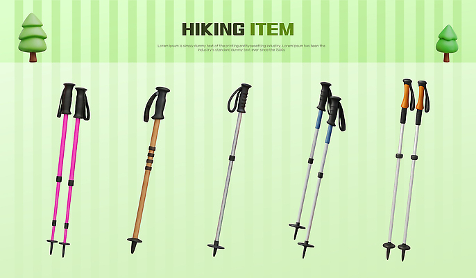 PSD 아이콘 스포츠용품 여행 자연 산 아웃도어 손잡이 3D아이콘 트래킹 하이킹 탐험 보호 스포츠 컨셉 레저 오브젝트 생태계 파일형식