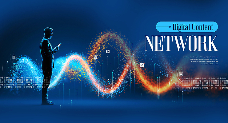 PSD 편집이미지 디자인 남자 실루엣 컬러 백그라운드 통신 기술 스마트폰 디지털 자료 정보 네트워크 연결 모던 콘텐츠 이미지편집 촬영기법 사람 핸드폰 스마트기기 파일형식