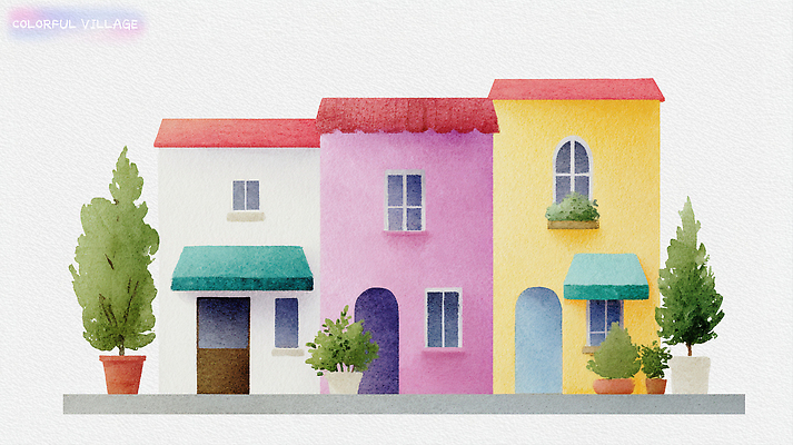 PSD 식물 디자인 여유 예술 컬러 일러스트 창문 자연 주택 따뜻함 풍경 건물 일상 햇빛 마을 환경 고요 편안함 조화 국내일러스트 건축물 감정 라이프 태양 감각 생태계 파일형식