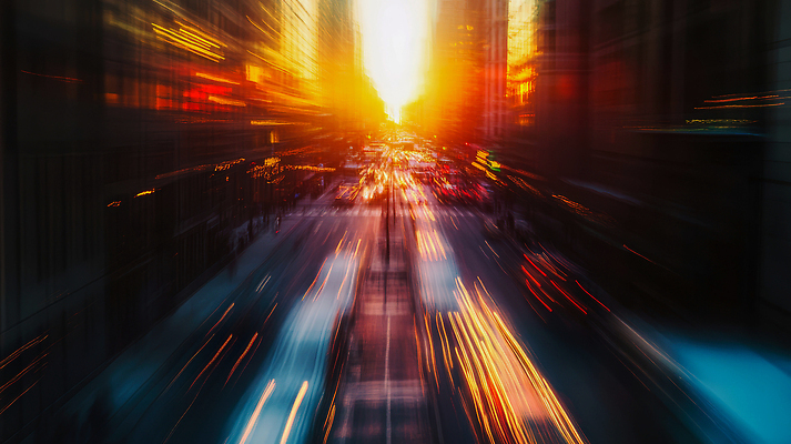 JPG 편집이미지 도로 교통 자동차 거리 풍경 빛 고층빌딩 일몰 흐름 도시 저녁 편집실사 AI포토 AI콘텐츠 길 육상교통 컨셉 교통시설 빌딩 노을 야간 CG 파일형식