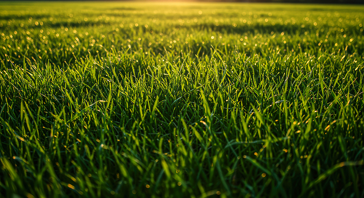 JPG 편집이미지 농업 자연 아침 풍경 잔디 초원 초록색 빛 햇빛 평화 환경 촉촉함 성장 물방울 신선 편집실사 AI포토 AI콘텐츠 주간 식물 산업 컬러 컨셉 태양 젖음 CG 생태계 파일형식