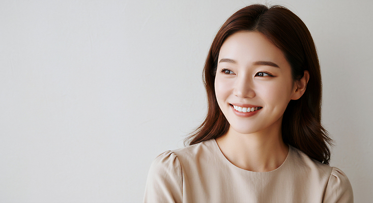 JPG 편집이미지 여자 행복 조명 실내 대화 미소 사람 분위기 소통 뷰티풀 의료성형뷰티 편집실사 AI포토 AI인물포토 AI콘텐츠 감정 컨셉 표정 말하기 내부 CG 파일형식