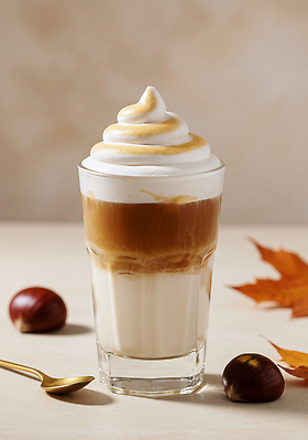 JPG 모양 편집이미지 커피 음료 단풍 탁자 디저트 따뜻함 일상 가을 맛 크림 부드러움 카페라떼 밤라떼 편집실사 AI포토 AI콘텐츠 계절 음식 가구 컨셉 잎 라이프 감각 CG 라떼 파일형식