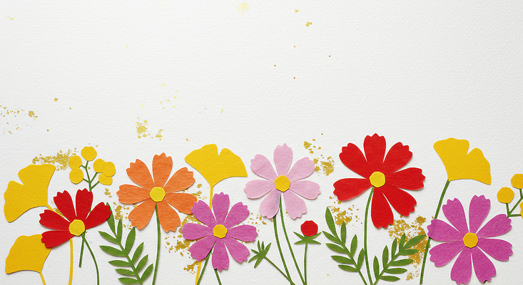 JPG 식물 편집이미지 디자인 예술 컬러 백그라운드 미술 장식 공예 코스모스 그림 뷰티풀 종이꽃 창의성 핸드메이드 편집실사 AI포토 AI콘텐츠 꽃 문화예술 취미 CG 파일형식