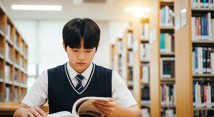 JPG 편집이미지 학생 교육 학교 청소년 책 학습 독서 환경 교양 시간 도서관 집중 조용 의료성형뷰티 편집실사 AI포토 AI인물포토 AI콘텐츠 컨셉 사람 CG 파일형식