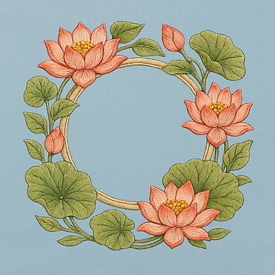 PSD 편집이미지 디자인 꽃잎 꽃 예술 백그라운드 잎 자연 수채화 연꽃 장식 원형 원예 뷰티풀 색감 이미지편집 도형 식물 취미 생태계 파일형식